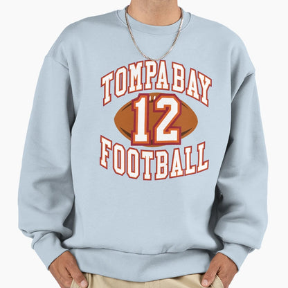 Tompa Bay 12 Football Sweatshirt - Aesthetic Graphic Unisex - T-Shirt, Sweatshirt, Hoodie