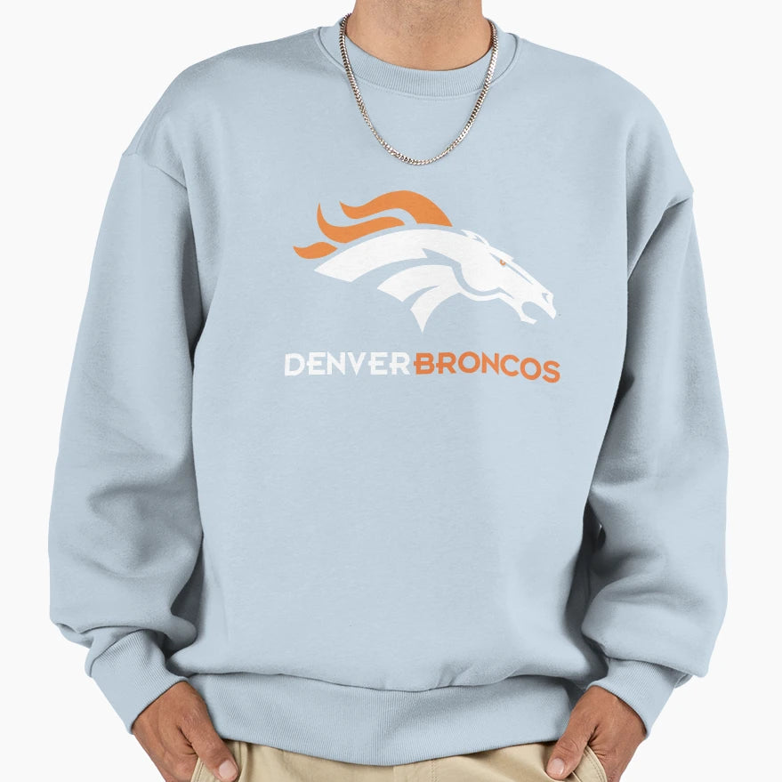 Denver Broncos Sweatshirt - Casual Everyday Wear Men Women - T-Shirt, Sweatshirt, Hoodie