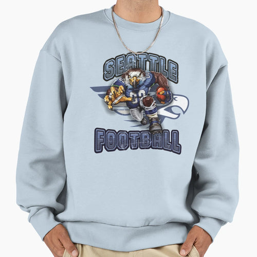 Seattle Football Detroit Lions Sweatshirt - Custom Art Print Men Women - T-Shirt, Sweatshirt, Hoodie