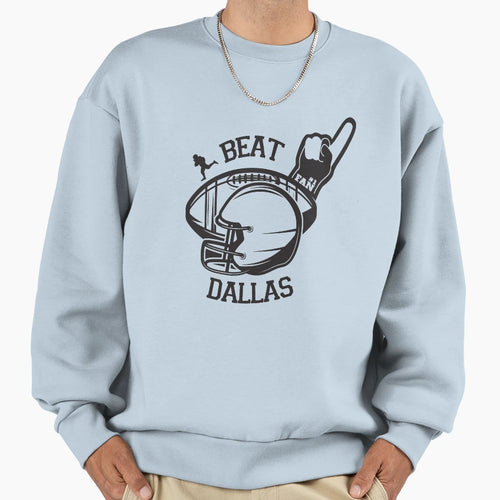 Beat Dallas Football T-Shirt - Minimalist Print Men Women - T-Shirt, Sweatshirt, Hoodie