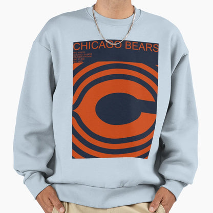 Bears Geometric Minimal Sweatshirt - Casual Everyday Wear Unisex - T-Shirt, Sweatshirt, Hoodie