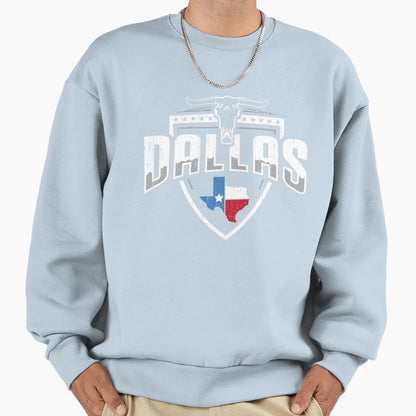 Dallas Texas Sweatshirt - Graphic Print Men Women - T-Shirt, Sweatshirt, Hoodie