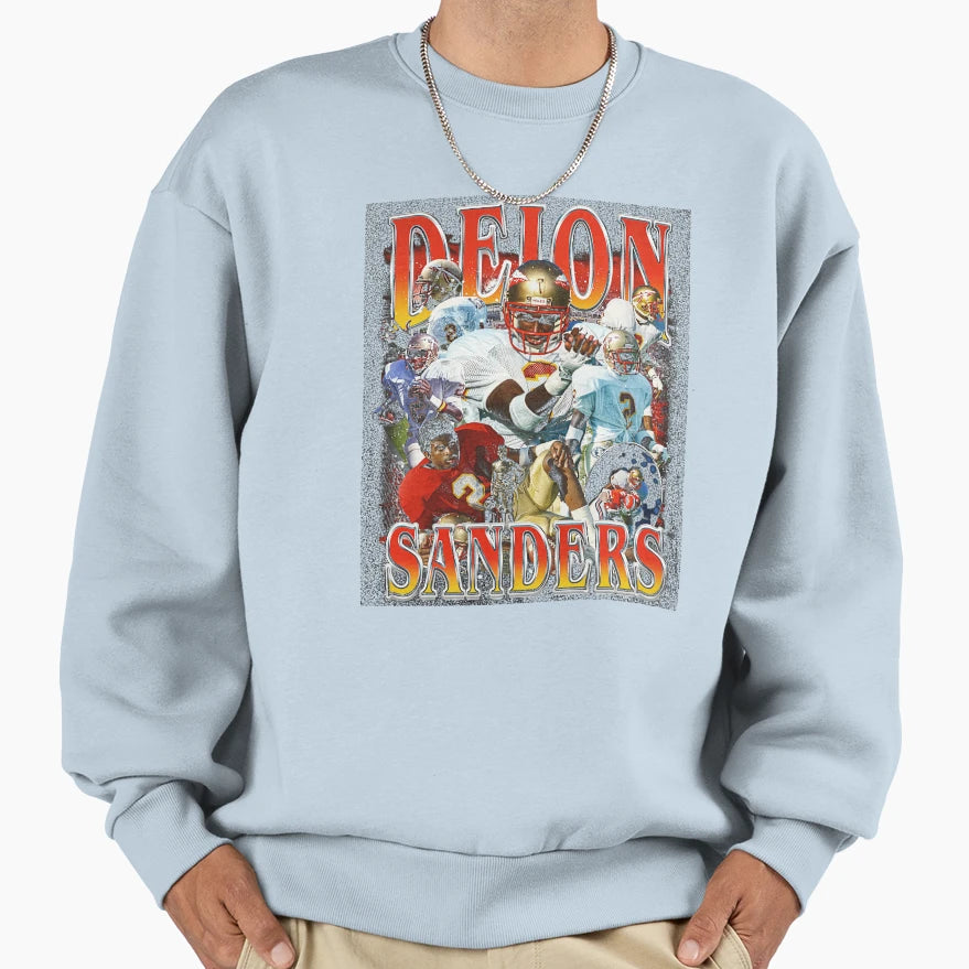 Deion Sanders College Bootleg Sweatshirt - Minimalist Print for Adults - T-Shirt, Sweatshirt, Hoodie