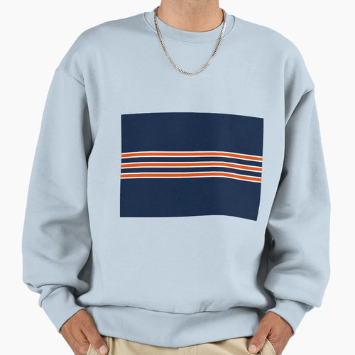 Chicago Bears Pattern Sweatshirt - Aesthetic Graphic Men Women - T-Shirt, Sweatshirt, Hoodie