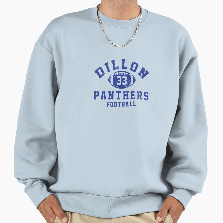 Dillon Pantherss Football 33S Sweatshirt - Trendy Graphic Men Women - T-Shirt, Sweatshirt, Hoodie