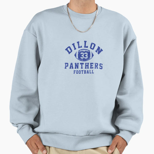 Dillon Pantherss Football 33S Sweatshirt - Trendy Graphic Men Women - T-Shirt, Sweatshirt, Hoodie