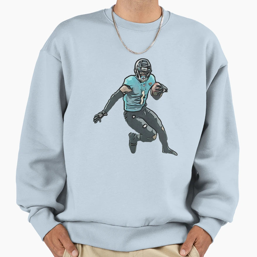 Travis Etienne Jaguars Rumble Rumble Sweatshirt - Custom Art Print Unisex - T-Shirt, Sweatshirt, Hoodie