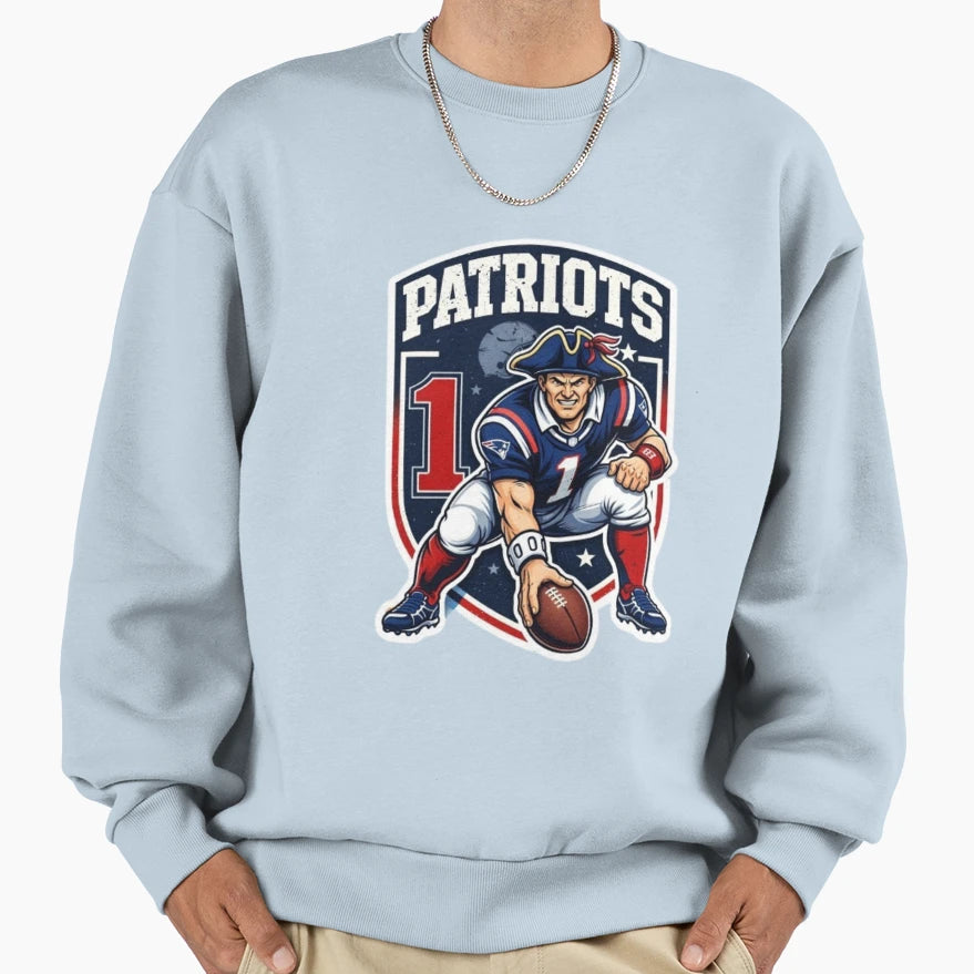 Patriots Warrior Sweatshirt - Streetwear Style Unisex - T-Shirt, Sweatshirt, Hoodie