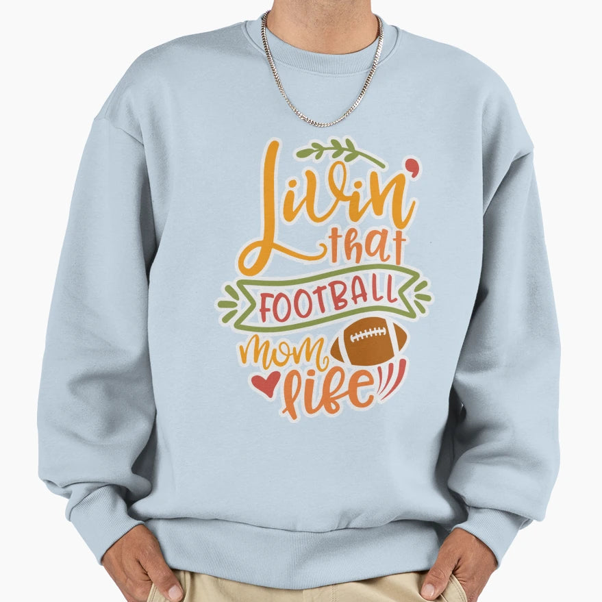 Funny Senior Football Mom Ideas Sweatshirt - Novelty Apparel Unisex - T-Shirt, Sweatshirt, Hoodie