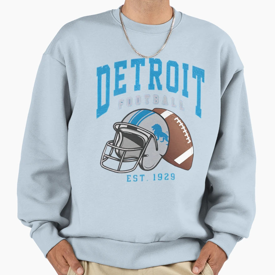 Football Detroit Lions Sweatshirt - Streetwear Style Unisex - T-Shirt, Sweatshirt, Hoodie