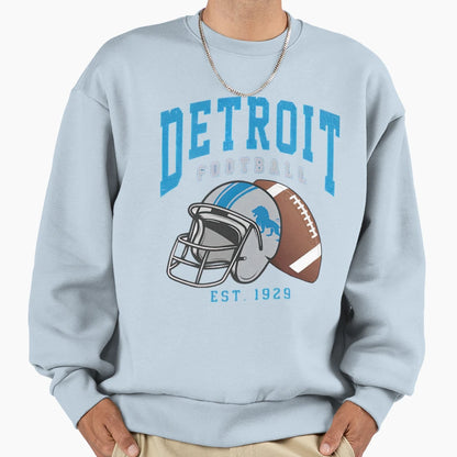 Football Detroit Lions Sweatshirt - Streetwear Style Unisex - T-Shirt, Sweatshirt, Hoodie
