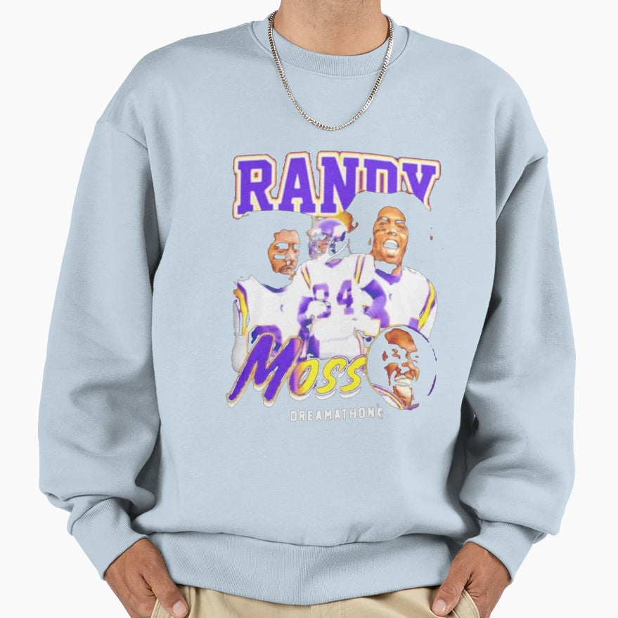 Randy Moss Sweatshirt - Novelty Apparel Unisex - T-Shirt, Sweatshirt, Hoodie