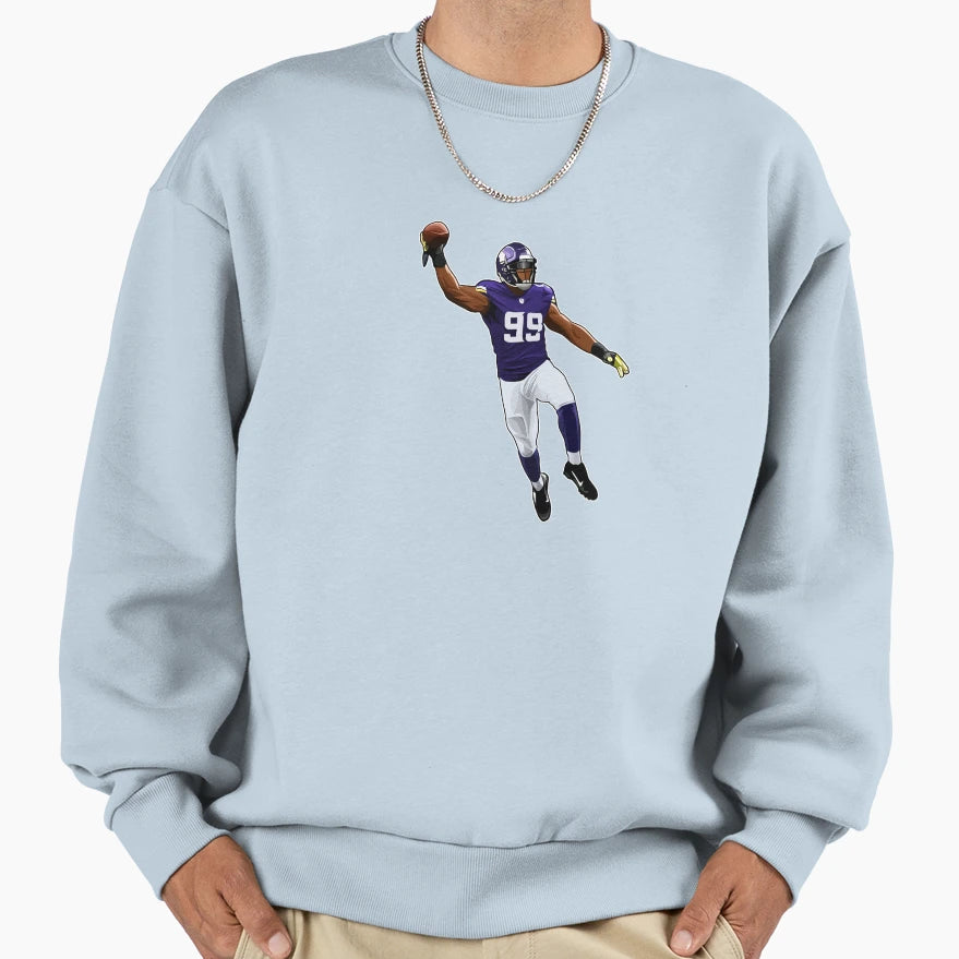 Danielle Hunter 99 Touchdown Sweatshirt - Custom Art Print for Adults - T-Shirt, Sweatshirt, Hoodie