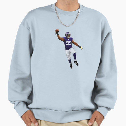 Danielle Hunter 99 Touchdown Sweatshirt - Custom Art Print for Adults - T-Shirt, Sweatshirt, Hoodie
