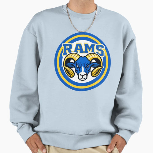 Rams Sweatshirt - Aesthetic Graphic for Adults - T-Shirt, Sweatshirt, Hoodie