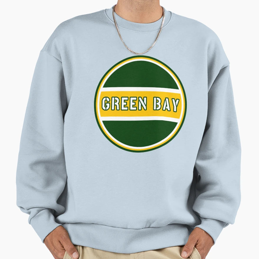 Green Bay Wisconsin City Logo Sweatshirt - Unique Graphic Unisex - T-Shirt, Sweatshirt, Hoodie