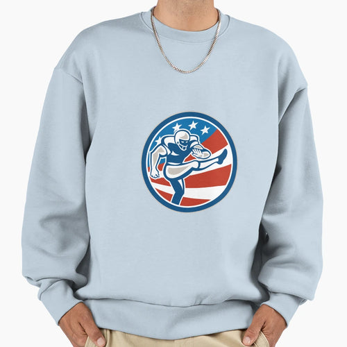 American Football Placekicker Sweatshirt - Aesthetic Graphic Men Women - T-Shirt, Sweatshirt, Hoodie
