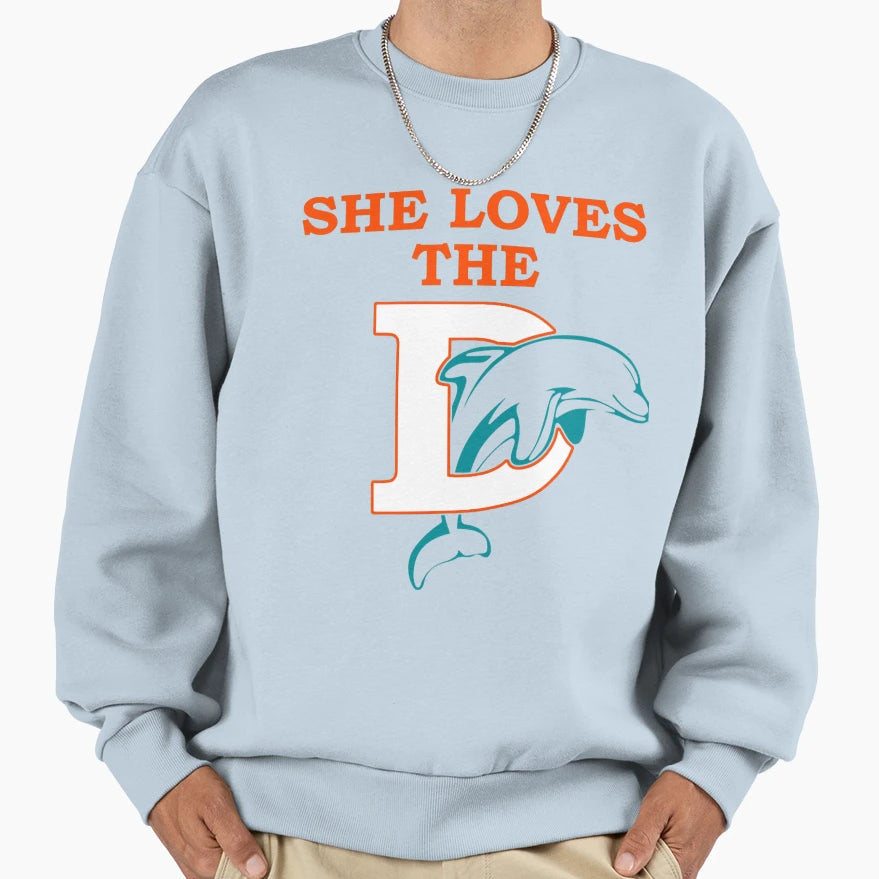 Football Miami Dolphins Sweatshirt - Streetwear Style for Adults - T-Shirt, Sweatshirt, Hoodie