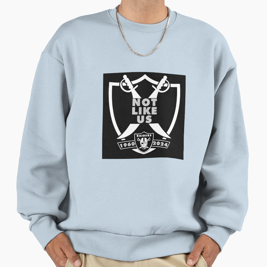 Not Like Us Raiders Stilldark 134 Sweatshirt - Aesthetic Graphic for Adults - T-Shirt, Sweatshirt, Hoodie