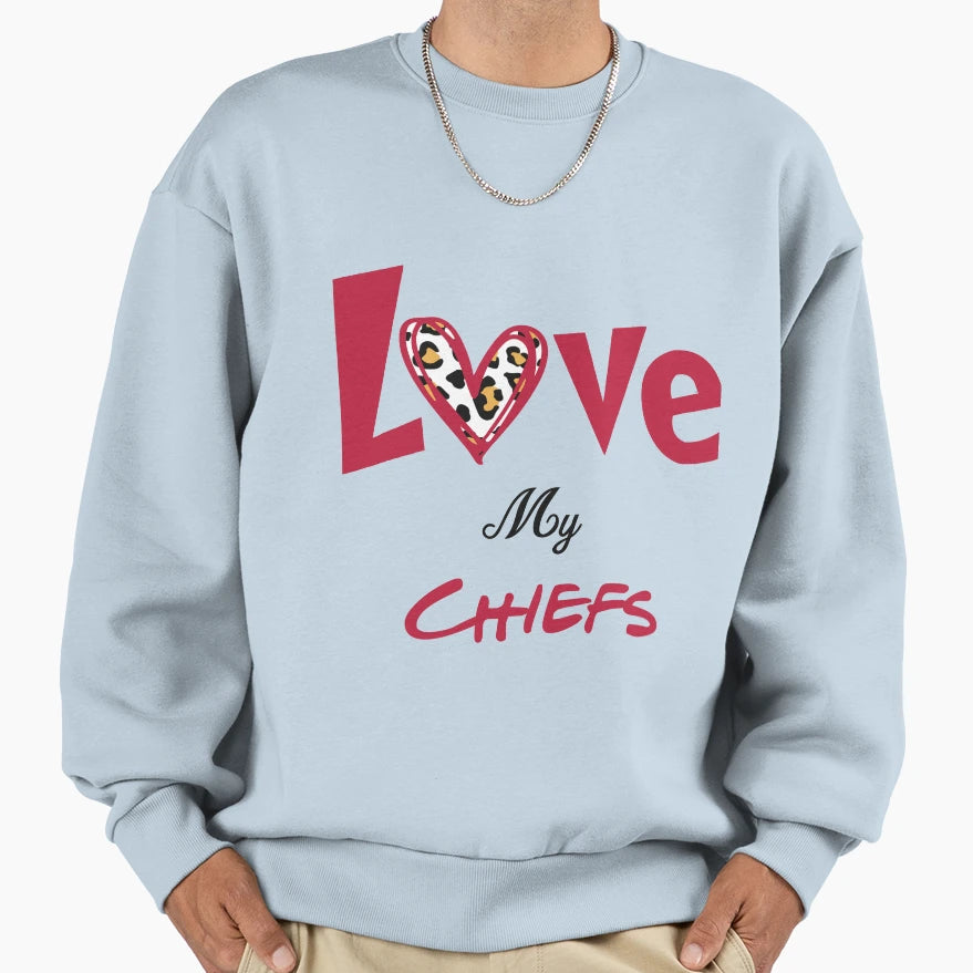 Love My Chiefs Sweatshirt - Graphic Print for Adults - T-Shirt, Sweatshirt, Hoodie