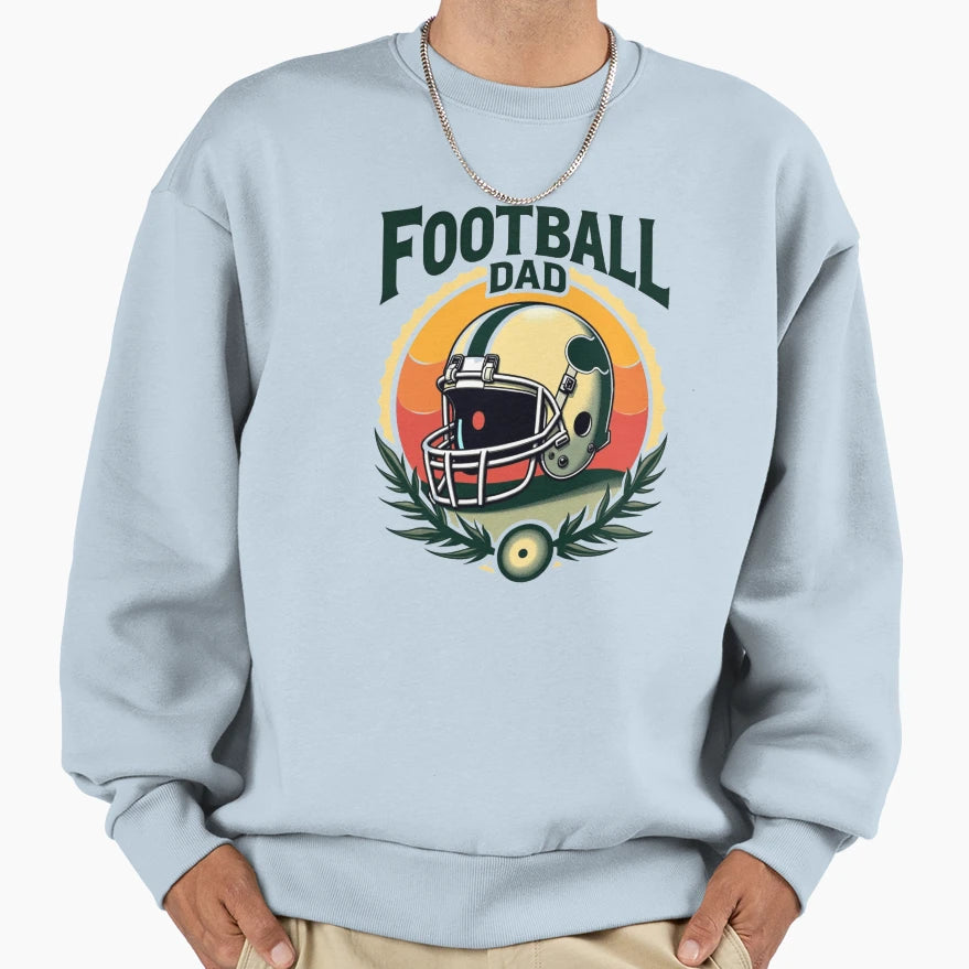 Football Dad Proud Sports Dad Gift T-Shirt - Streetwear Style for Adults - T-Shirt, Sweatshirt, Hoodie