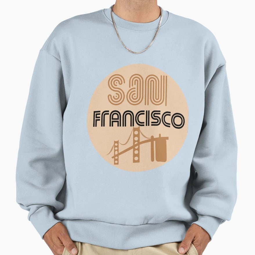 San Francisco City Sign Sweatshirt - Novelty Apparel Unisex - T-Shirt, Sweatshirt, Hoodie