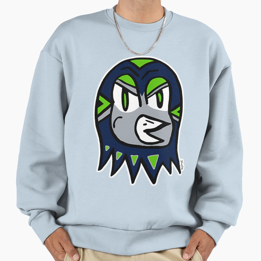Hawk Head Johnny From Seattle Sweatshirt - Custom Art Print Unisex - T-Shirt, Sweatshirt, Hoodie