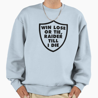 Win Lose Or Tie Sweatshirt - Minimalist Print Men Women - T-Shirt, Sweatshirt, Hoodie