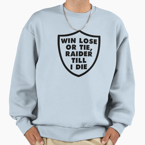 Win Lose Or Tie Sweatshirt - Minimalist Print Men Women - T-Shirt, Sweatshirt, Hoodie