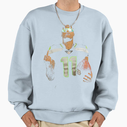 Seahawks Middle Finger Jaxon Sweatshirt - Casual Everyday Wear Men Women - T-Shirt, Sweatshirt, Hoodie