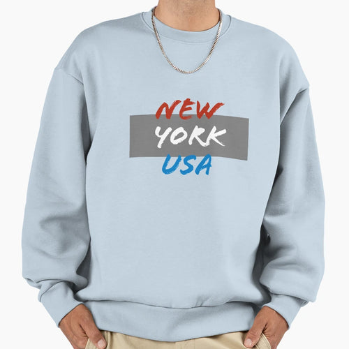 New York Usa Sweatshirt - Fun Novelty Design Unisex - T-Shirt, Sweatshirt, Hoodie