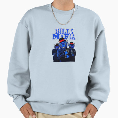 Buffalo Bills Sweatshirt - Minimalist Print for Adults - T-Shirt, Sweatshirt, Hoodie