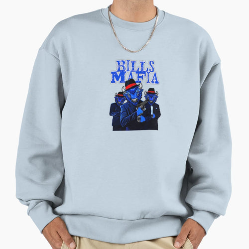 Buffalo Bills Sweatshirt - Minimalist Print for Adults - T-Shirt, Sweatshirt, Hoodie