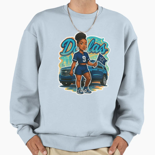 Dallas Cowboys Fan Urban Sweatshirt - Graphic Print Men Women - T-Shirt, Sweatshirt, Hoodie