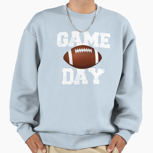 Game Day Football Fan Sports Sweatshirt - Minimalist Print Men Women - T-Shirt, Sweatshirt, Hoodie
