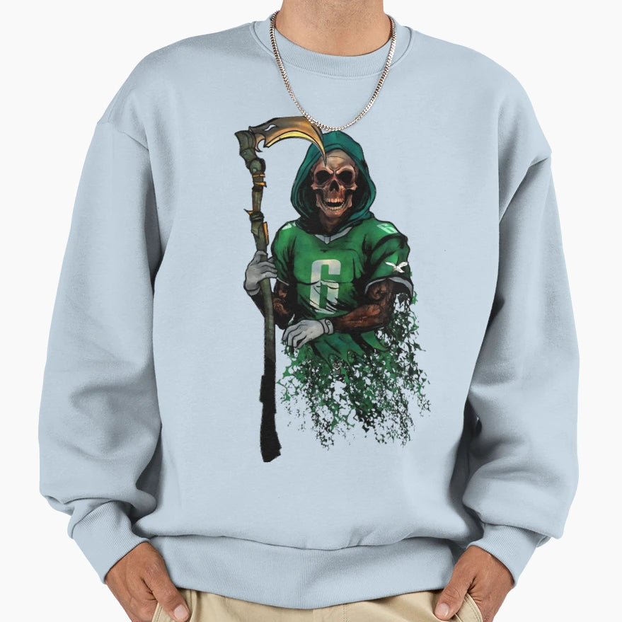 Philadelphia Slim Reaper Sweatshirt - Aesthetic Graphic for Adults - T-Shirt, Sweatshirt, Hoodie