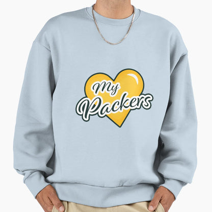 Coeur My Green Bay Packers Sweatshirt - Minimalist Print Unisex - T-Shirt, Sweatshirt, Hoodie