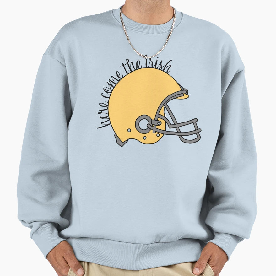 Golden Helmet Sweatshirt - Unique Graphic Unisex - T-Shirt, Sweatshirt, Hoodie