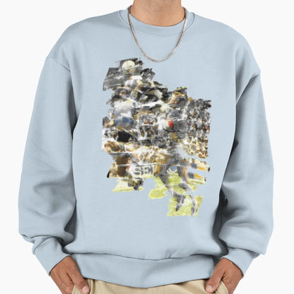 Football Crazy Abstract Sweatshirt - Aesthetic Graphic Men Women - T-Shirt, Sweatshirt, Hoodie