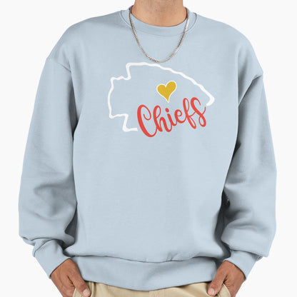 Kansas City Football Sweatshirt - Fun Novelty Design for Adults - T-Shirt, Sweatshirt, Hoodie