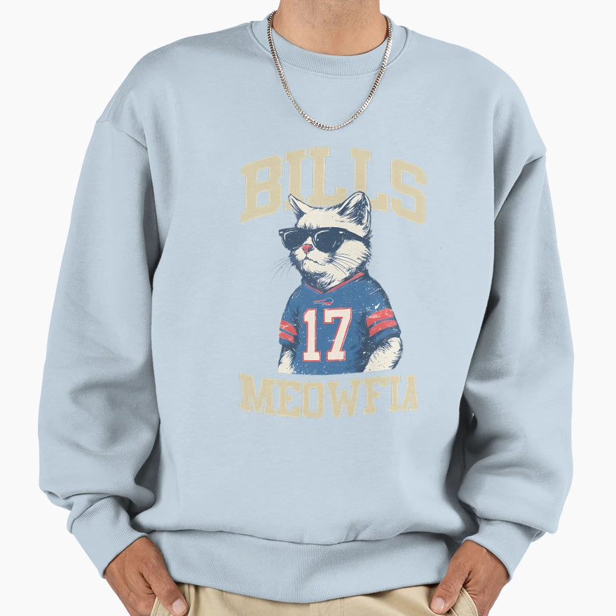 Cat Lovers Buffalo Bills Shirts Bills T-Shirt - Custom Art Print Unisex - T-Shirt, Sweatshirt, Hoodie