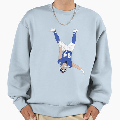Cam Skattebo Upside Down Flip Td Sweatshirt - Trendy Graphic Unisex - T-Shirt, Sweatshirt, Hoodie