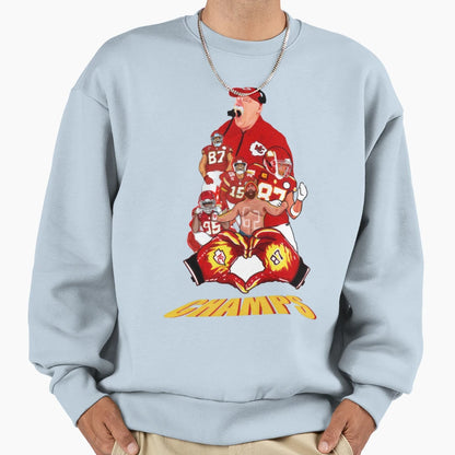 Art Kansas City Chiefs Sweatshirt - Fun Novelty Design Men Women - T-Shirt, Sweatshirt, Hoodie
