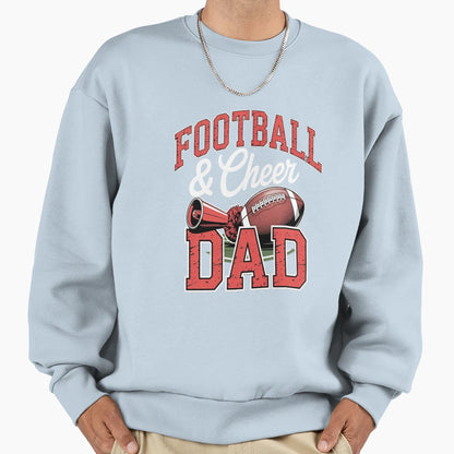 Football Cheer Dad Cheerleader Sweatshirt - Fun Novelty Design for Adults - T-Shirt, Sweatshirt, Hoodie