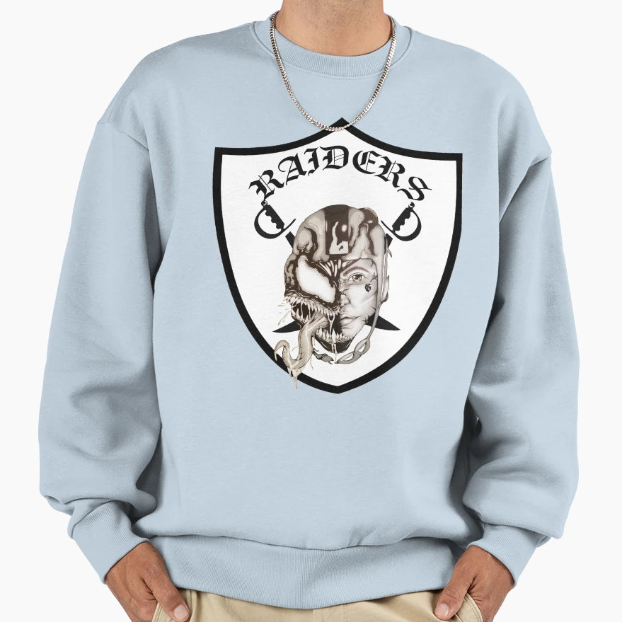 Raider Venom Sweatshirt - Aesthetic Graphic for Adults - T-Shirt, Sweatshirt, Hoodie
