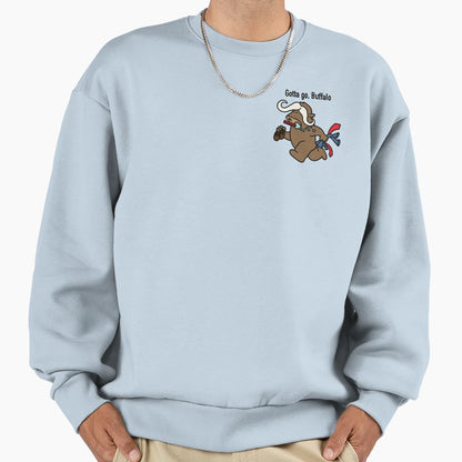 Gotta Go Buffalo Sweatshirt - Minimalist Print Unisex - T-Shirt, Sweatshirt, Hoodie