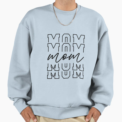 Minimalist Mothers Day Gift Mom Sweatshirt - Trendy Graphic Men Women - T-Shirt, Sweatshirt, Hoodie