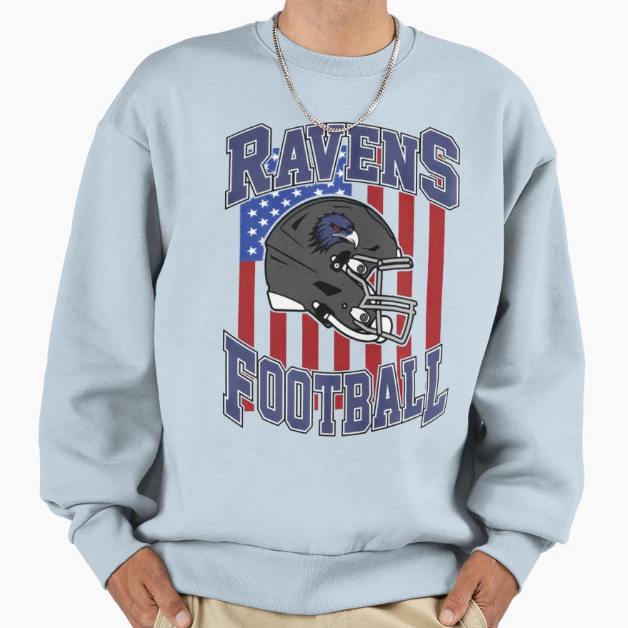 Art Baltimore Ravens Sweatshirt - Fun Novelty Design for Adults - T-Shirt, Sweatshirt, Hoodie