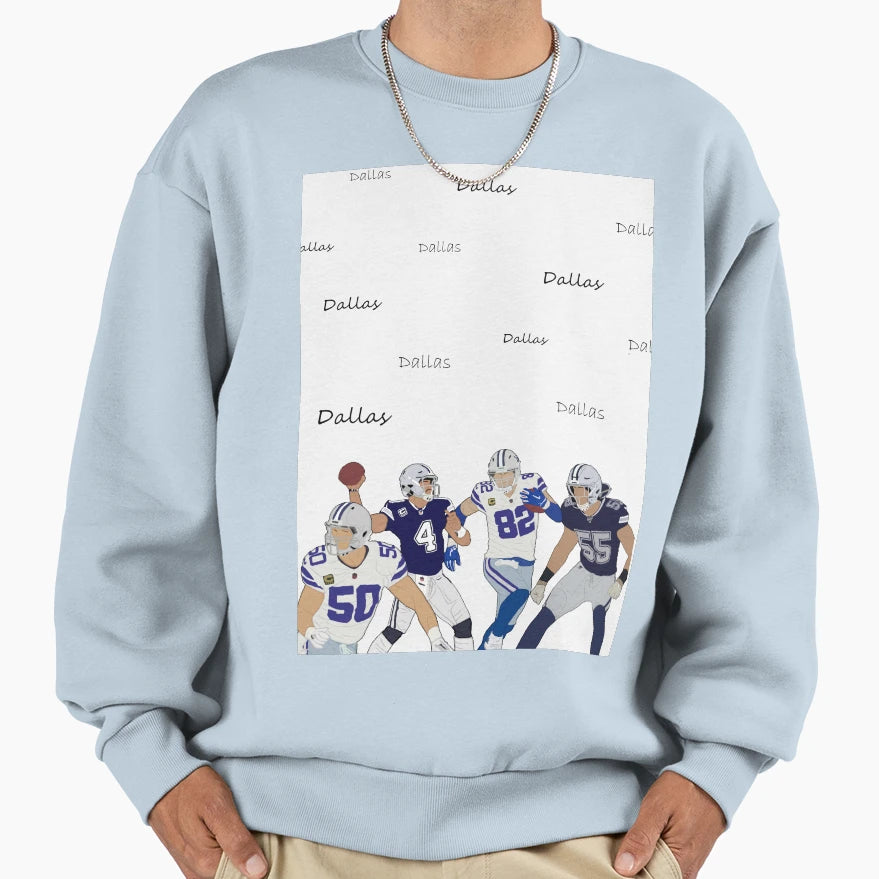 Cowboys Players 50 4 82 55 Sweatshirt - Trendy Graphic for Adults - T-Shirt, Sweatshirt, Hoodie