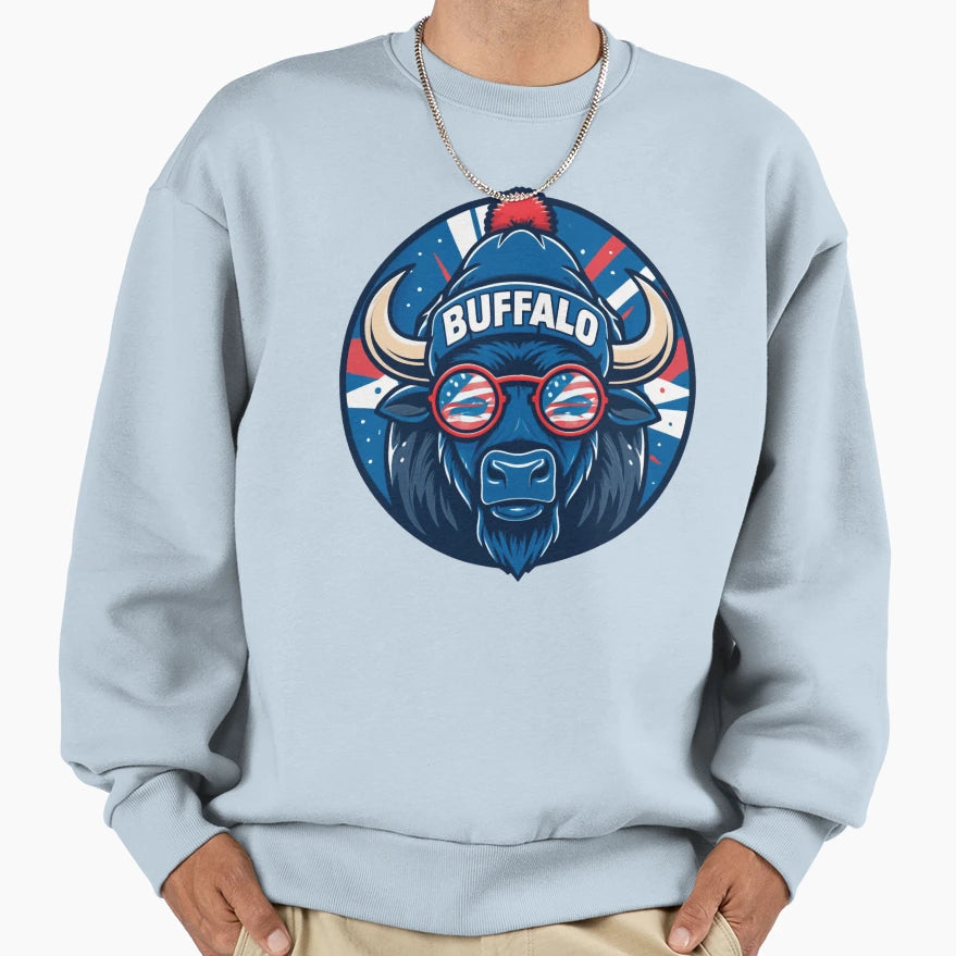 Buffalo Sweatshirt - Trendy Graphic Unisex - T-Shirt, Sweatshirt, Hoodie